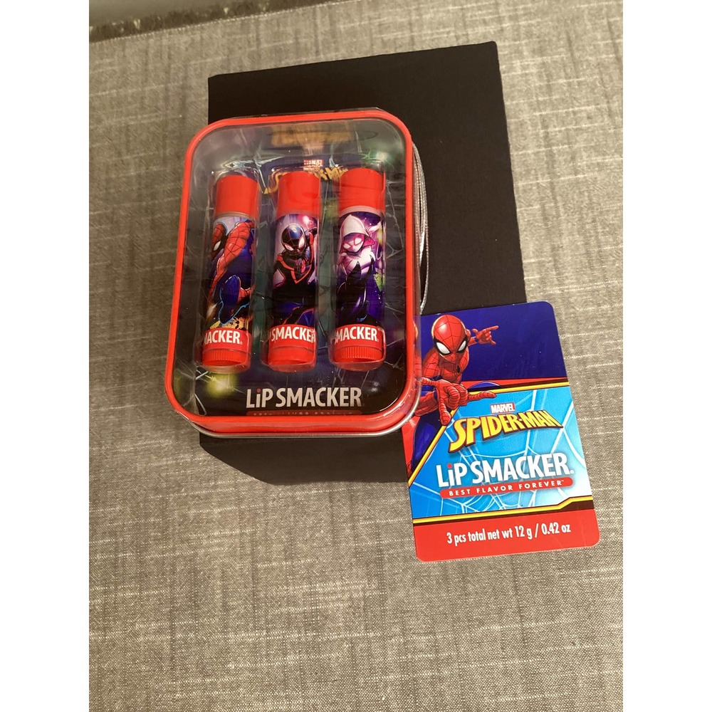 Lip smacked Marvel Spider-Man.